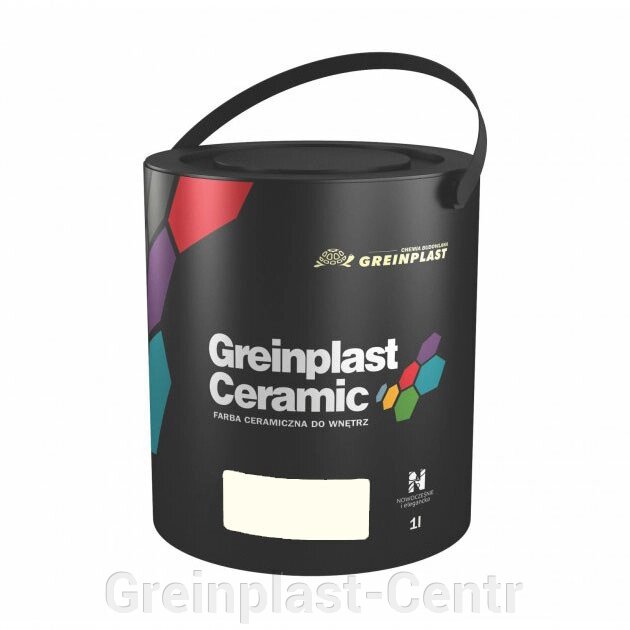 Керамическая краска интерьерная Greinplast Elegance Ceramic FWC57 мечтающее утро 1,0 л. ##от компании## Greinplast-Centr - ##фото## 1