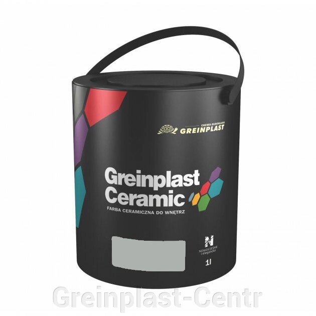 Керамическая краска интерьерная Greinplast Elegance Ceramic FWC60 всегда нейтрален 1,0 л. ##от компании## Greinplast-Centr - ##фото## 1