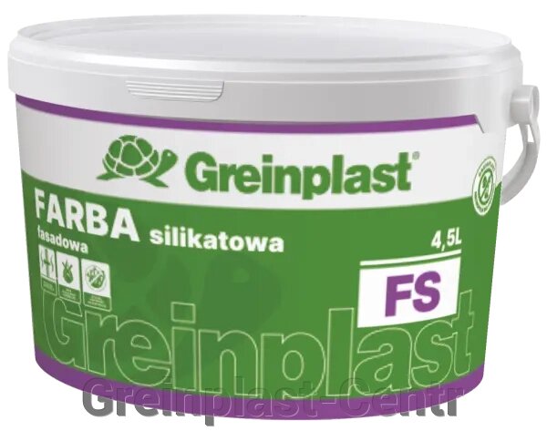 Краска силикатная фасадная Greinplast FS 6,75 кг. ##от компании## Greinplast-Centr - ##фото## 1