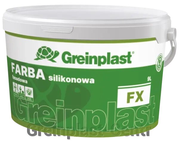 Краска силиконовая фасадная Greinplast FX база 13.5 кг. ##от компании## Greinplast-Centr - ##фото## 1