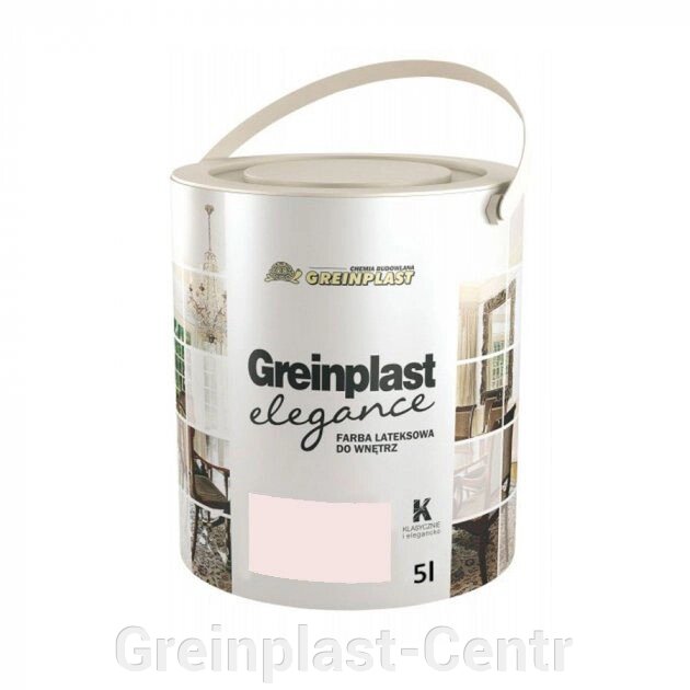 Латексная краска внутренняя Greinplast Elegance FWK22 розовый мрамор 5 л. ##от компании## Greinplast-Centr - ##фото## 1