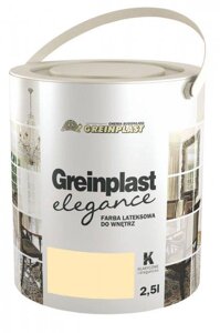Латексная краска внутренняя Greinplast Elegance FWK14 кремовая охра 2,5 л.