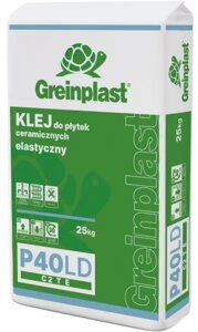 Высокоэластичный клей для керамической плитки GREINPLAST P40LD 25 кг. в Киеве от компании Greinplast-Centr