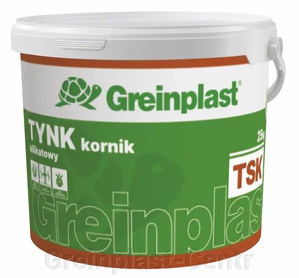 Штукатурка силикатная короед Greinplast TSK база25 кг. ##от компании## Greinplast-Centr - ##фото## 1