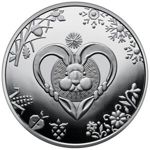 Монета Рік Кролика 5 гривень 2022 р.