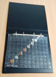 Альбом для монет Collection чорні листи на 271 монету