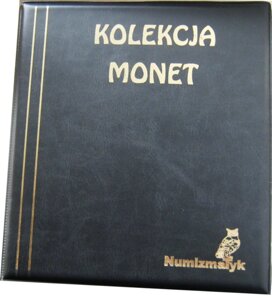 Подарунковий альбом для монет Kolekcja 221 комірка Чорний