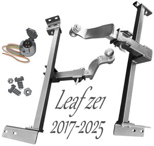 Фаркоп ніссан ліф під квадрат зі вставкою оцинкованою 50х50 фаркоп nissan Leaf ze1 2017-2025