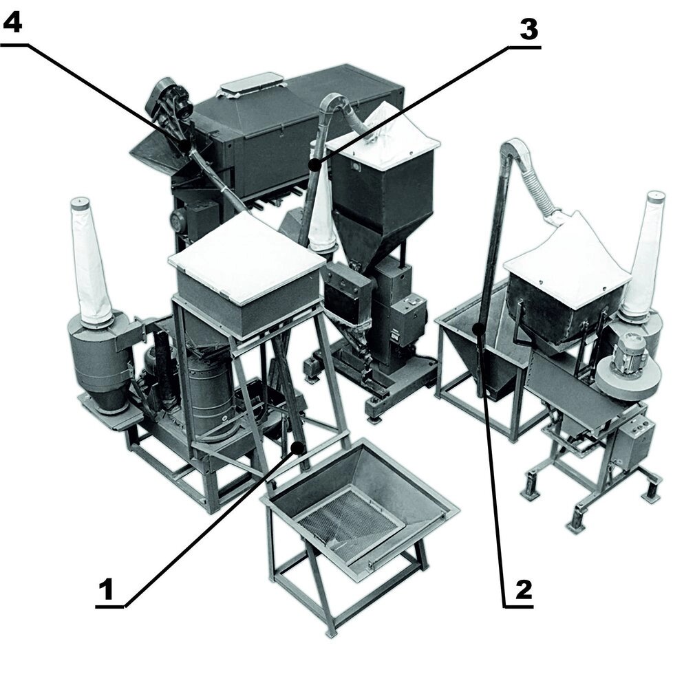 Комплект механізації для комплексу обладнання з виробництва круп і борошна від компанії Укр. Агро-сервіс - фото 1
