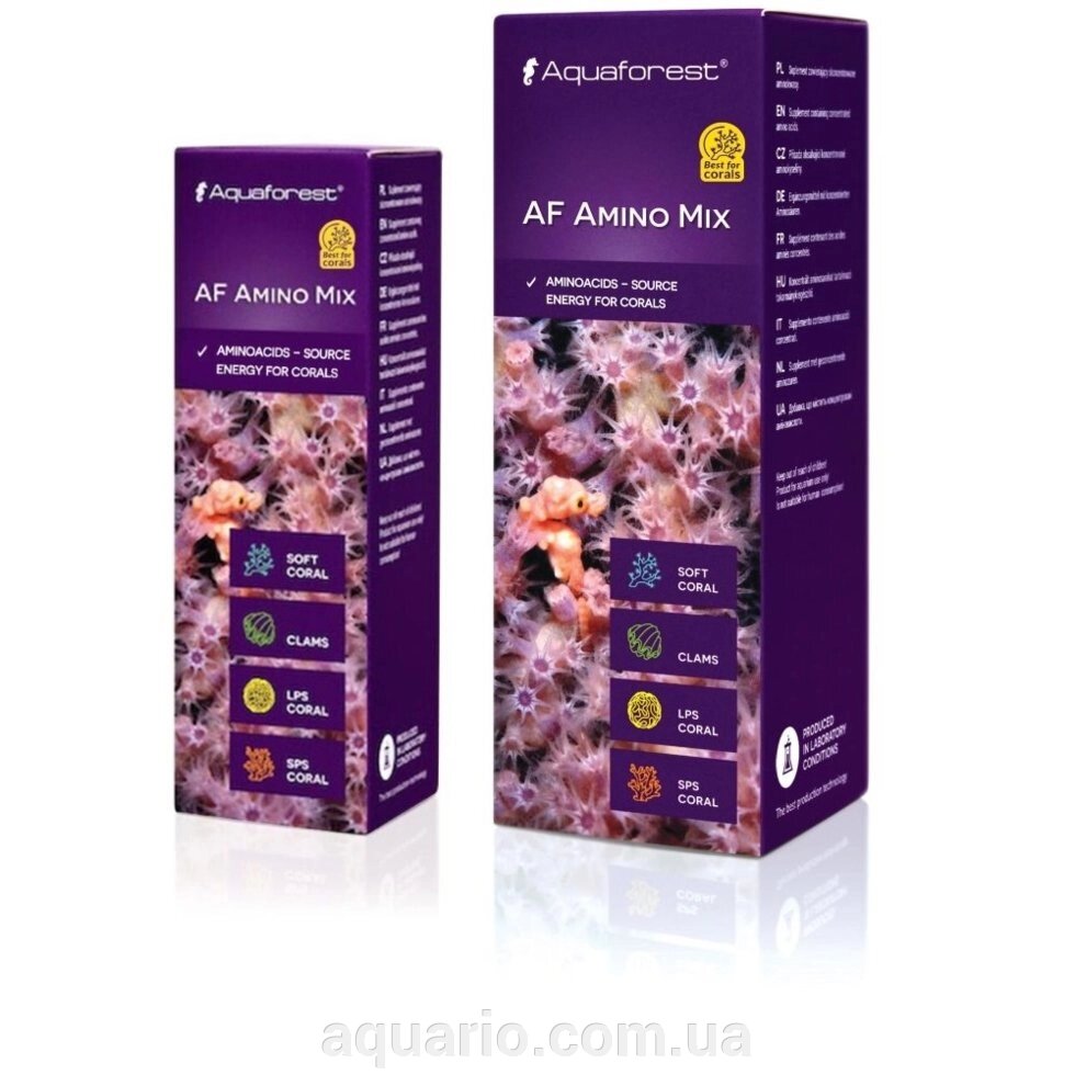 Амінокислоти для коралів Aquaforest AF Amino Mix 10мл від компанії Інтернет магазин акваріумістики "AquariO" - фото 1