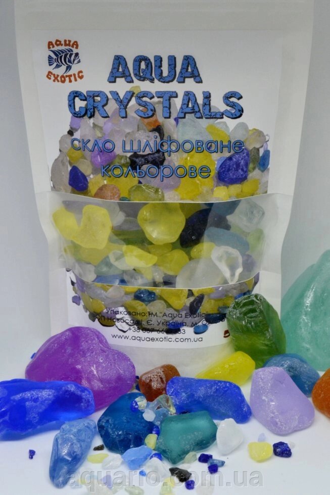 Aqua Exotic "Aqua Crystals", 400г від компанії Інтернет магазин акваріумістики "AquariO" - фото 1