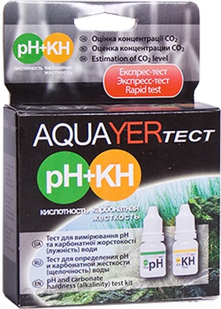 AQUAYER тест pH + КН від компанії Інтернет магазин акваріумістики "AquariO" - фото 1