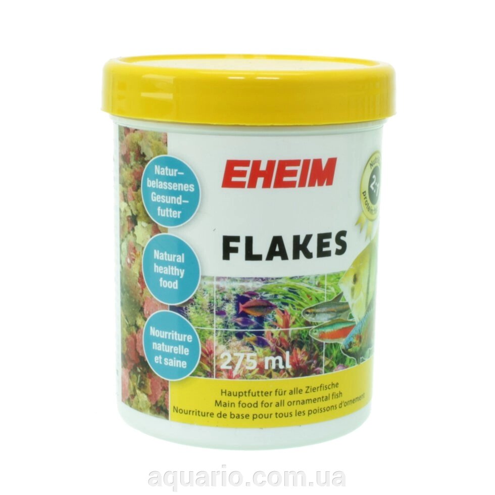 Корм для всех декоративных рыб в хлопьях EHEIM tropical fish FLAKES  160мл від компанії Інтернет магазин акваріумістики "AquariO" - фото 1