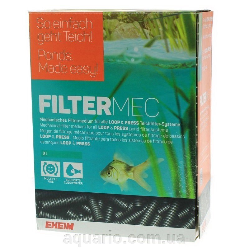 Наповнювач EHEIM FILTERMEC 2л, гофрований трубка від компанії Інтернет магазин акваріумістики "AquariO" - фото 1
