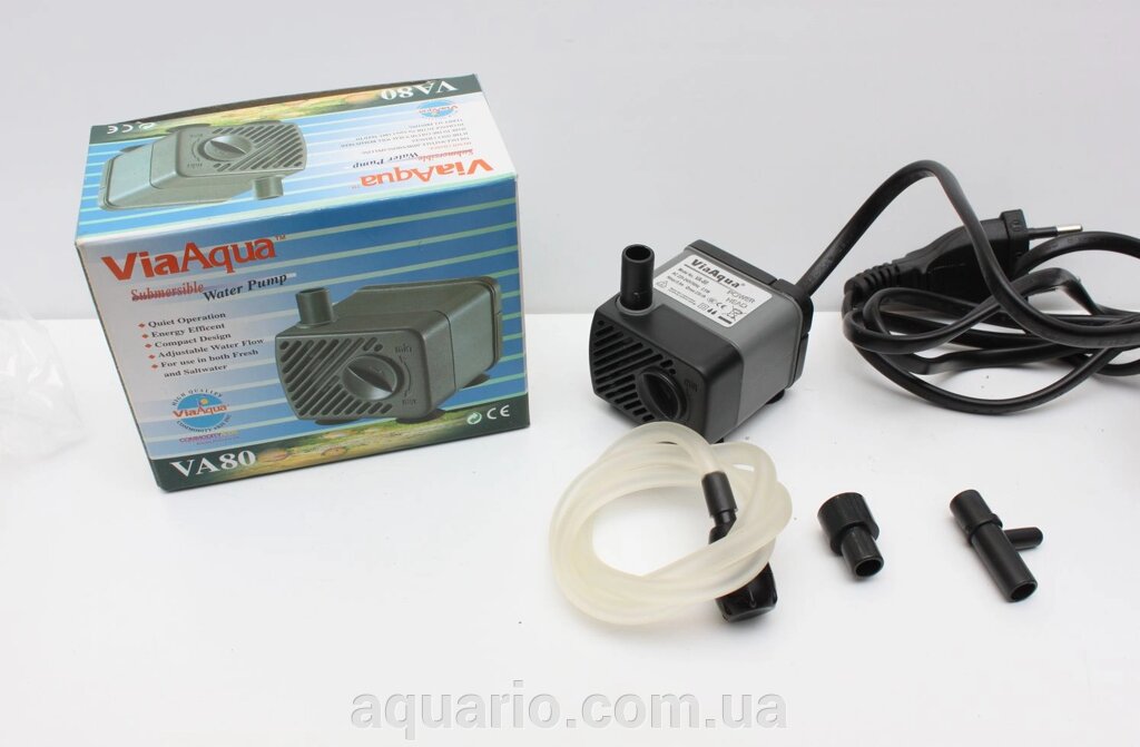 Насос, помпа Via Aqua VA-80A, 230 л / год від компанії Інтернет магазин акваріумістики "AquariO" - фото 1