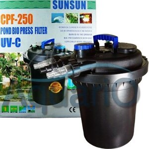 Фильтр для пруда SunSun CPF-250 UV в Одеській області от компании Интернет магазин аквариумистики "AquariO"