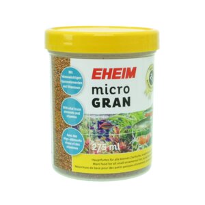 Основний корм для всіх тропічних дрібних риб, малька і креветок в гранулах EHEIM microGRAN 275мл