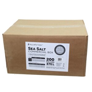 Сіль морська Aquaforest Sea salt commercial box 25кг