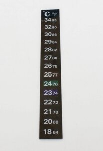 Термометр зовнішній наклейка, 2 шкали