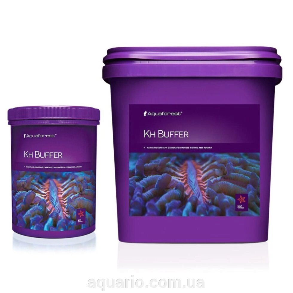Підтримки карбонатної жорсткості (KH) в морських акваріумах Aquaforest KH Buffer 1,2кг від компанії Інтернет магазин акваріумістики "AquariO" - фото 1