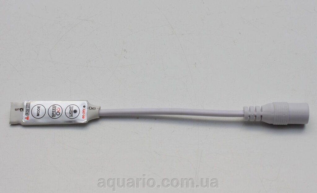 RGB контролер 12A RF 144W 12V mini 3 кнопки від компанії Інтернет магазин акваріумістики "AquariO" - фото 1