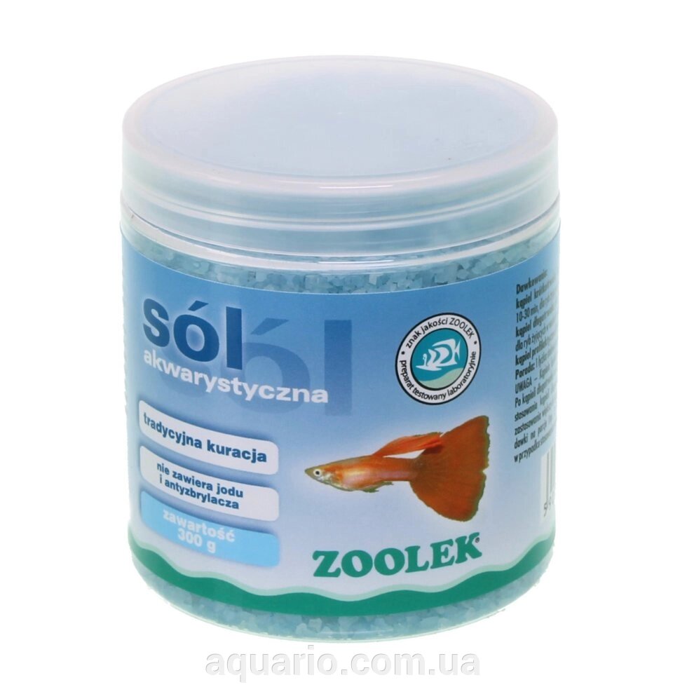 Сіль для лікування прісноводних риб Zoolek від компанії Інтернет магазин акваріумістики "AquariO" - фото 1
