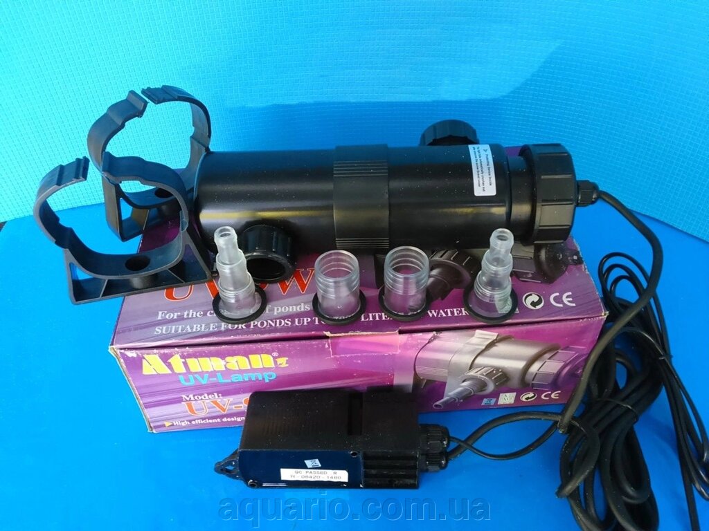 Стерилізатор Atman UV-11W від компанії Інтернет магазин акваріумістики "AquariO" - фото 1