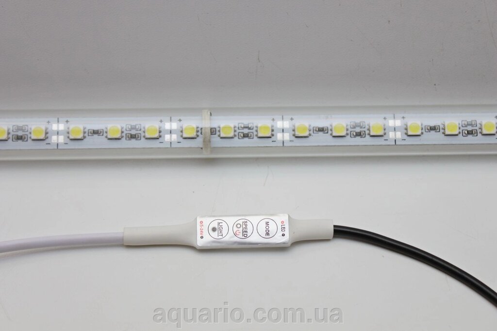 Світлодіодне підсвічування для акваріума з диммером, 40см, біла від компанії Інтернет магазин акваріумістики "AquariO" - фото 1