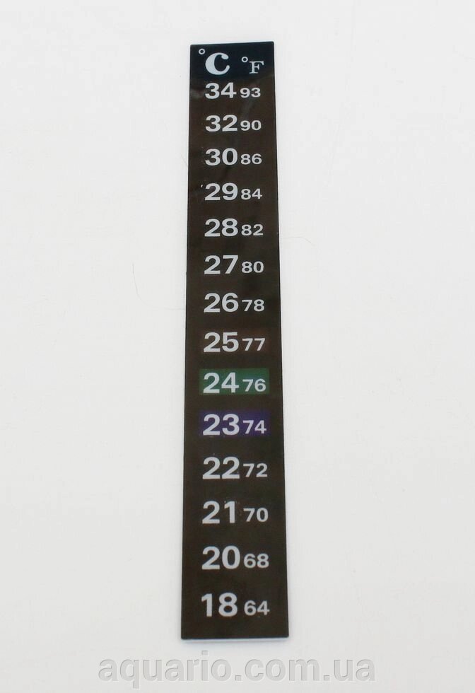Термометр зовнішній наклейка, 2 шкали від компанії Інтернет магазин акваріумістики "AquariO" - фото 1