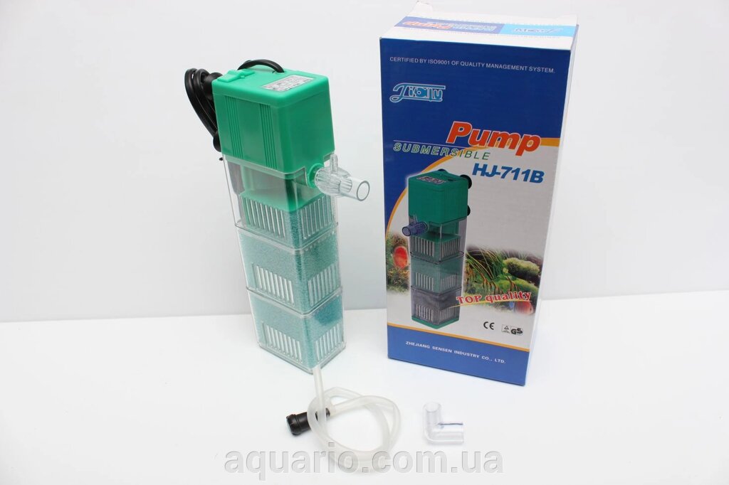Внутренний фильтр SunSun HJ-711B, 600 л/ч від компанії Інтернет магазин акваріумістики "AquariO" - фото 1