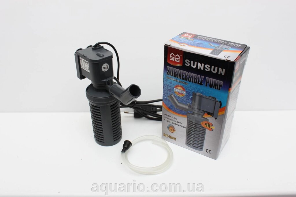 Внутрішній фільтр SunSun HQJ-500S, 300 л / год від компанії Інтернет магазин акваріумістики "AquariO" - фото 1