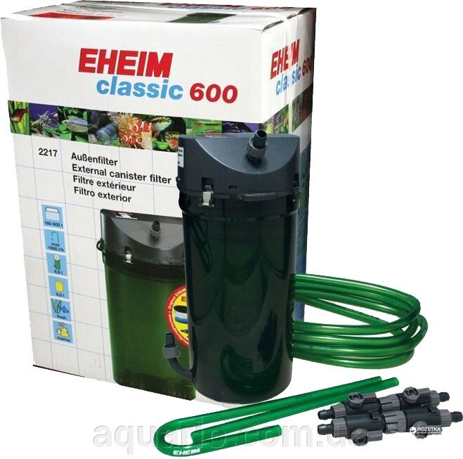 Зовнішній фільтр EHEIM classic 600 Plus, 1000 л / ч від компанії Інтернет магазин акваріумістики "AquariO" - фото 1