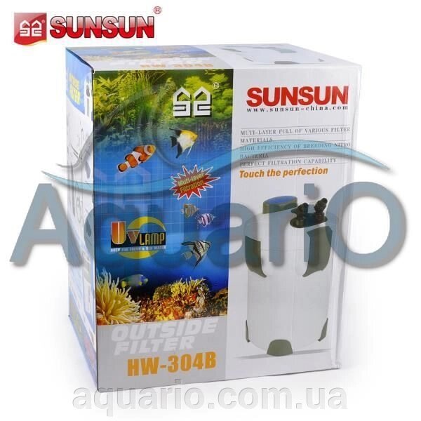 Зовнішній фільтр SunSun HW-304B З UV-5W, 2000 л / ч від компанії Інтернет магазин акваріумістики "AquariO" - фото 1