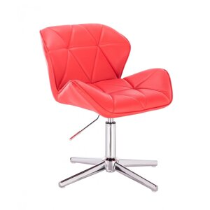 Перукарське крісло Bazkar HC111C новий дизайн червоний