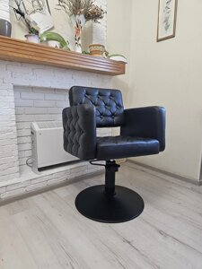 Перукарське крісло на гідравліці Beatrice HC182H основа чорна