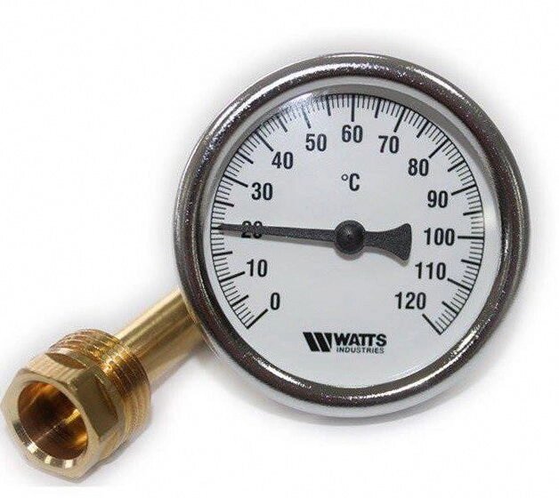 Аналоговий термометр з гільзою і гонтргайкой з калібруванням, дистилятор, дистилятор, самогонний апарат від компанії Самогонний апарат - фото 1