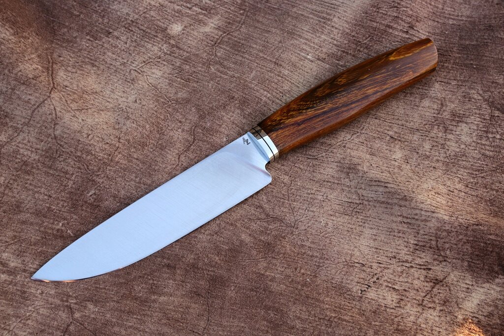 Кухонный нож ручной работы с австрийской нержавеющей стали n690 ##от компании## Булат - ##фото## 1