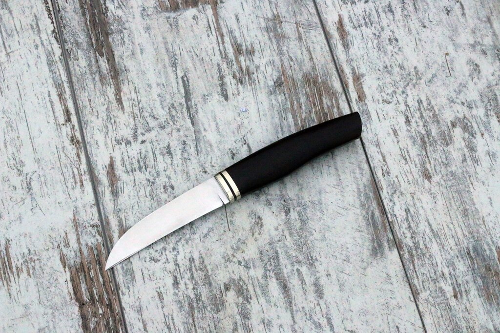 Кухонный нож ручной работы с австрийской порошковой стали m390 ##от компании## Булат - ##фото## 1