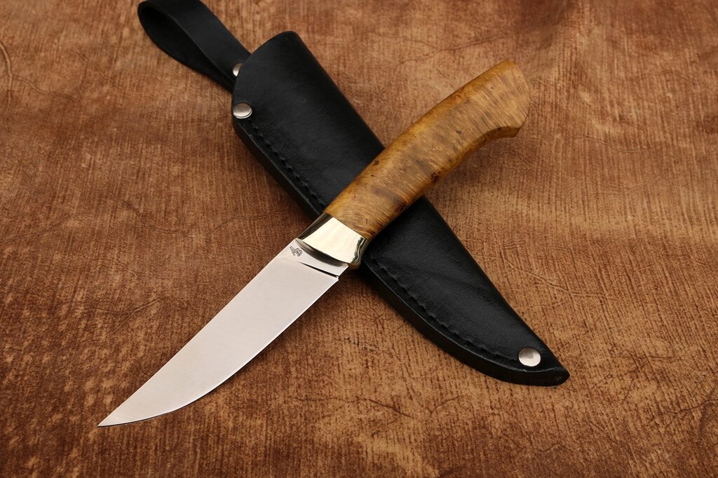 Ніж з австрійської порошкової сталі Elmax ручної роботи від компанії Булат - фото 1