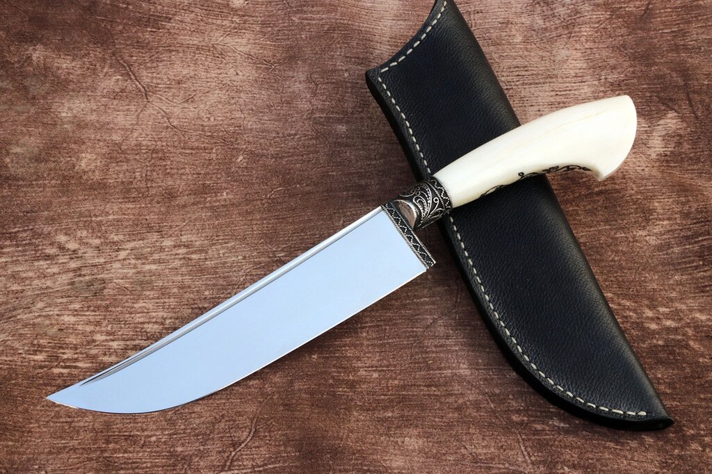 Нож ручной работы из австрийской порошковой стали m390 "Пчак" ##от компании## Булат - ##фото## 1