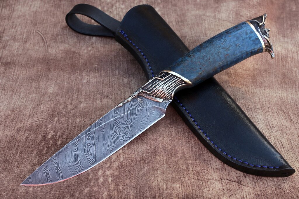 Нож ручной работы из дамасской стали "Корсар" ##от компании## Булат - ##фото## 1