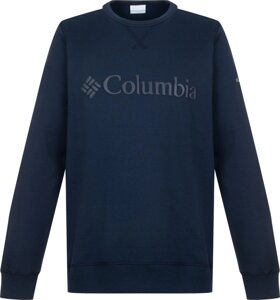 Джемпер чоловічий ColumbiaTM Logo Fleece Crew темно-синього кольору Розміри наявності: XL