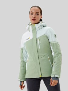 Куртка гірськолижна жіноча High Experience світло-зеленого кольору