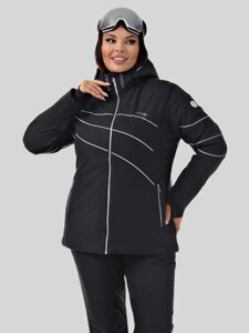 Куртка жіноча High Experience гірськолижна Чорна (збільшені розміри)