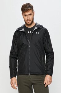 Чоловіча чорна вітровка UNDER ARMOUR Forefront Rain Jacket