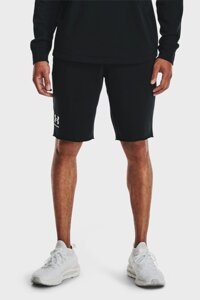 Чоловічі чорні шорти under armour RIVAL TERRY SHORT