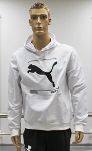 Чоловіче худі Puma білого кольору