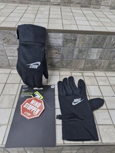 Рукавички жіночі Nike Windstopper сенсорні вологостійкі Tuch Screen 1589-1 чорні