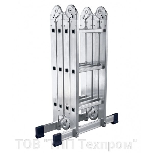 Шарнирная универсальная лестница трансформер четырехсекционная ##от компании## ТОВ ТП "Техпром" - ##фото## 1