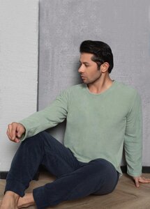 Піжама чоловіча з довгим рукавом фліс S 301-803 M